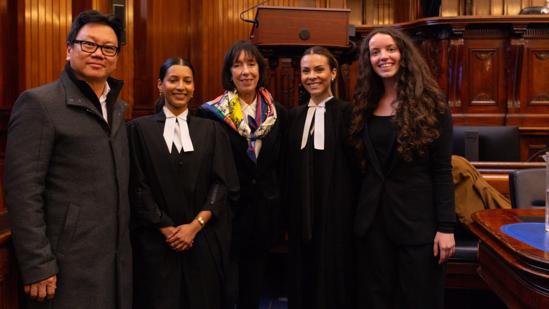 William Lye AM KC, Professor the Hon Marilyn Warren AC, and the the 'How to get away with Mooting' team
