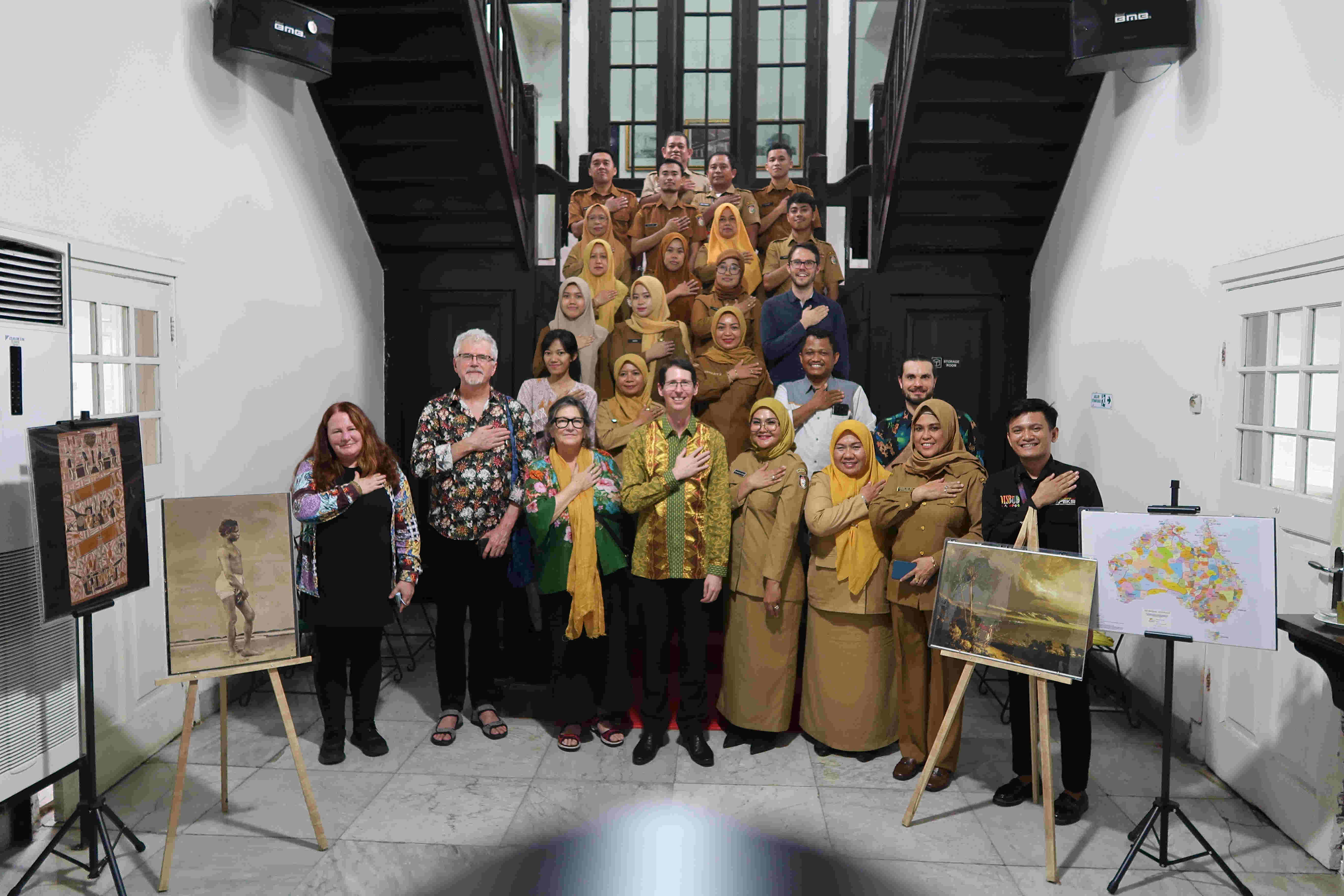 Group photo at Makassar City Museum, 18 May 2026