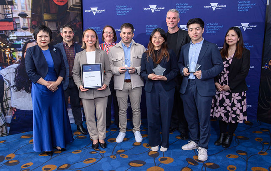 Monash Victorian international student award winners