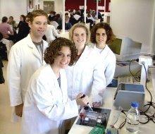Students in lab