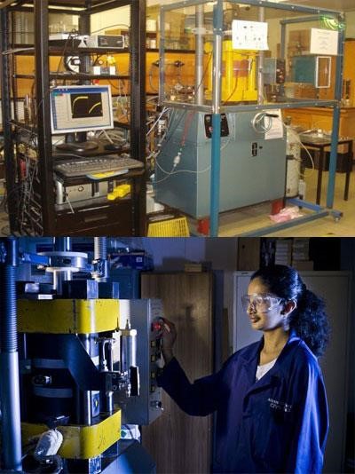 High pressure test rigs
