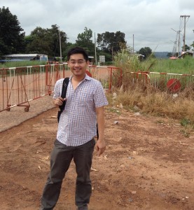 Pheakkdey Nguon on fieldwork in Oddar Meanchey province, Cambodia