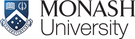 Monash University blue gradient stacked
