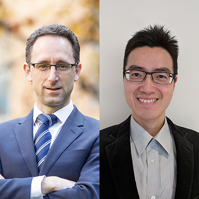 Professor Anton Peleg and Dr Jhih-Hang Jiang.