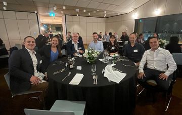Attendees at the MBA Alumni Networking Event.