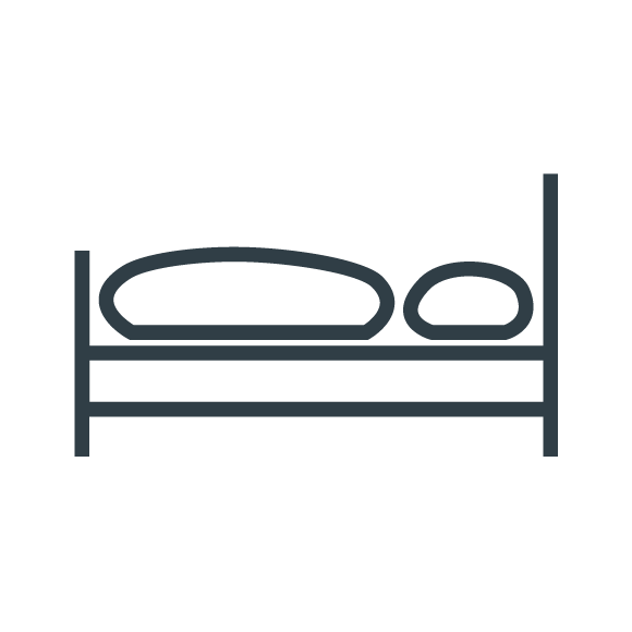 Lineart of someone sleeping on a bed