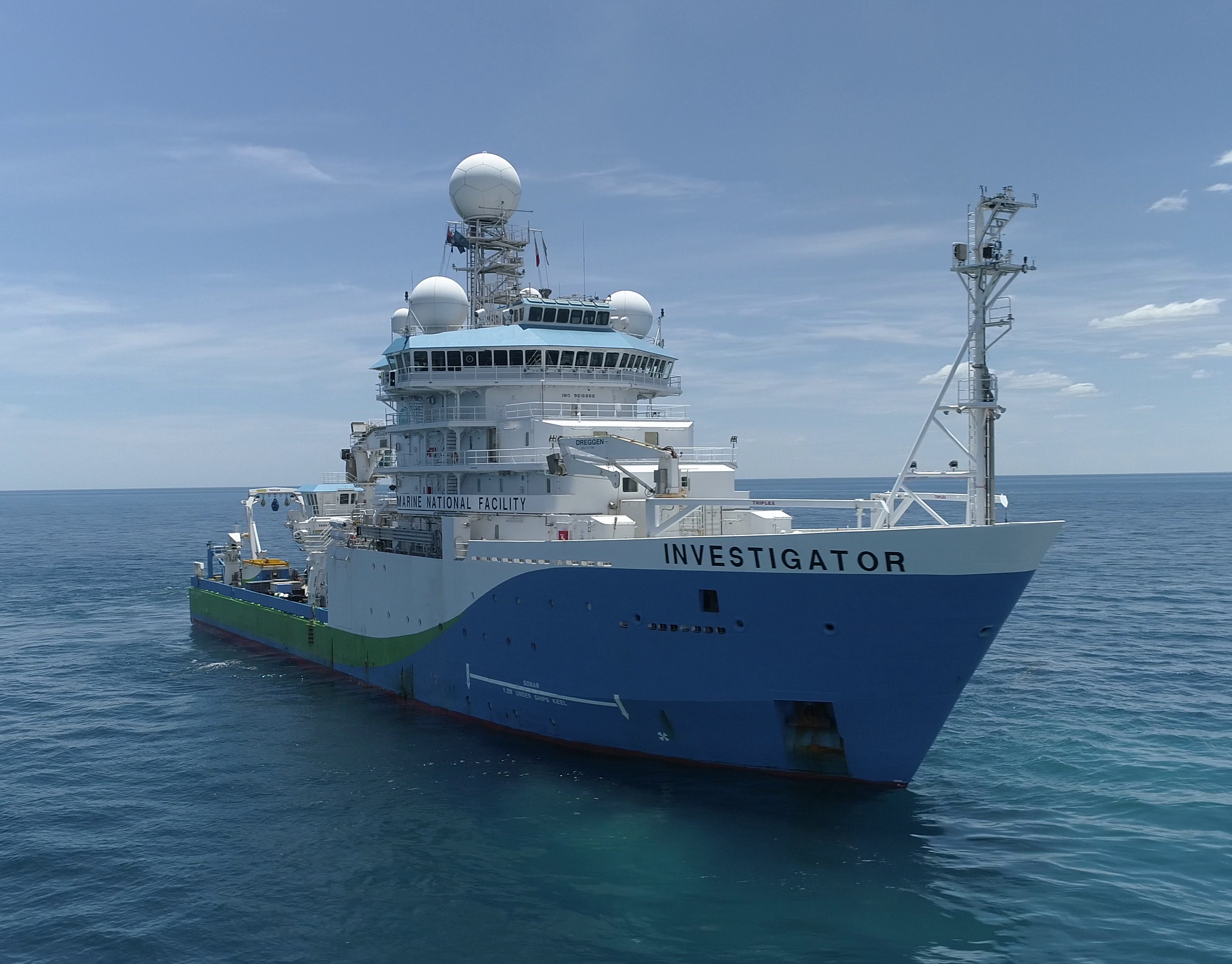 RV Investigator ship. Image by CSIRO