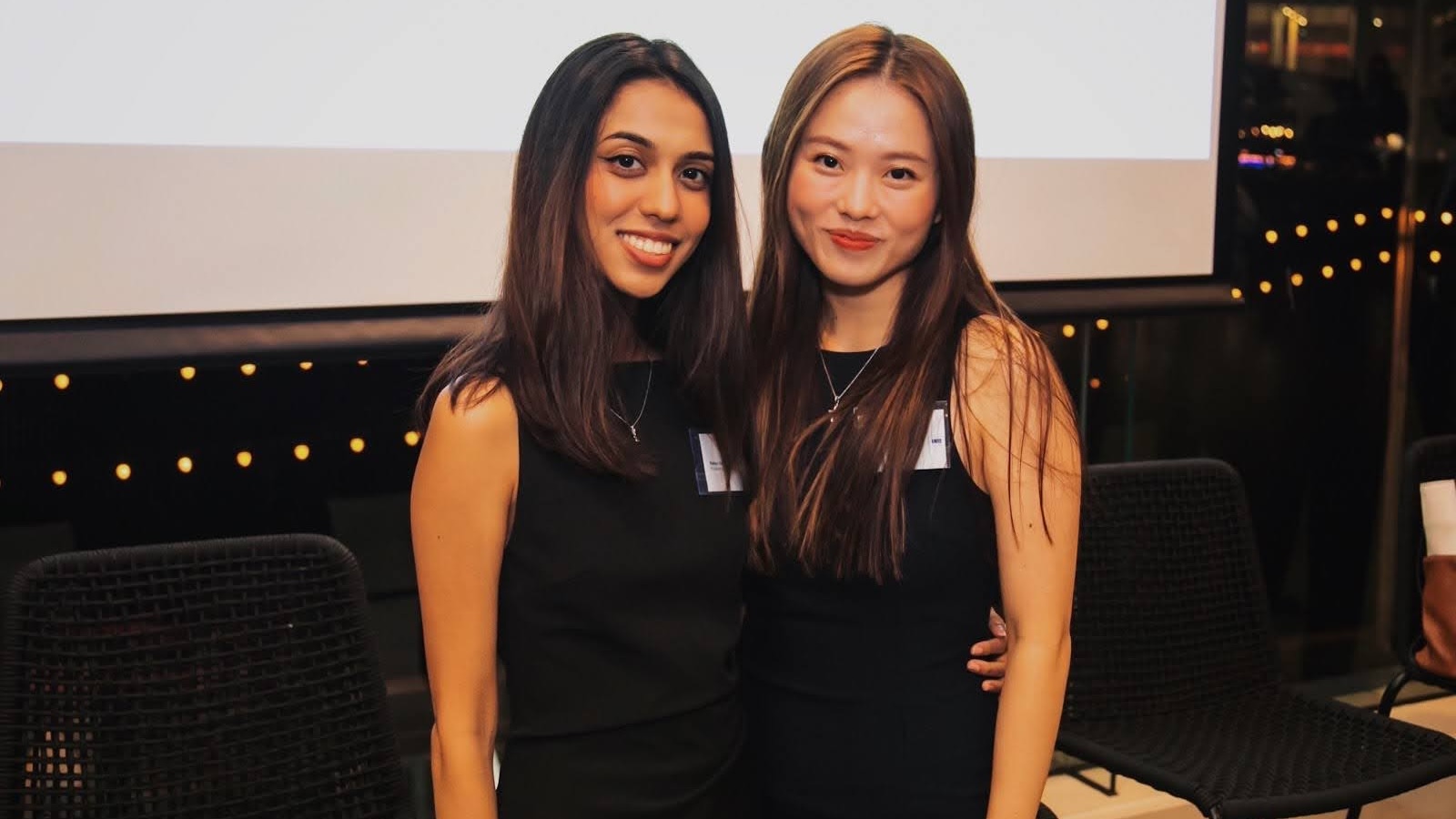 Left: Ramya Saravanan, Right: Sarah Tok (Careers Directors, 2024) featured at Professional Mentoring Program 2024.