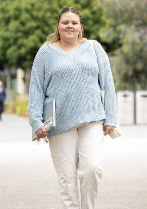 Jenna walking