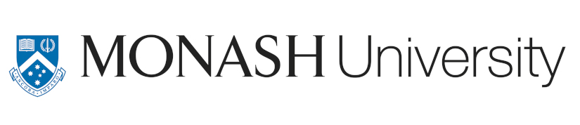Monash University Blue crest one line logo