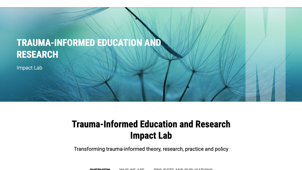 Launch of the Trauma-informed Education and Research (TIER) Impact Lab
