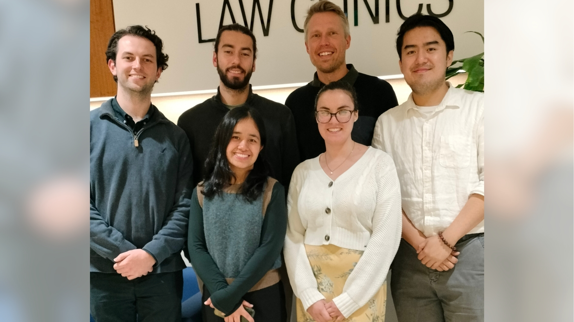 Remeny Twigden (front, second from right) with her Prof Prac colleagues