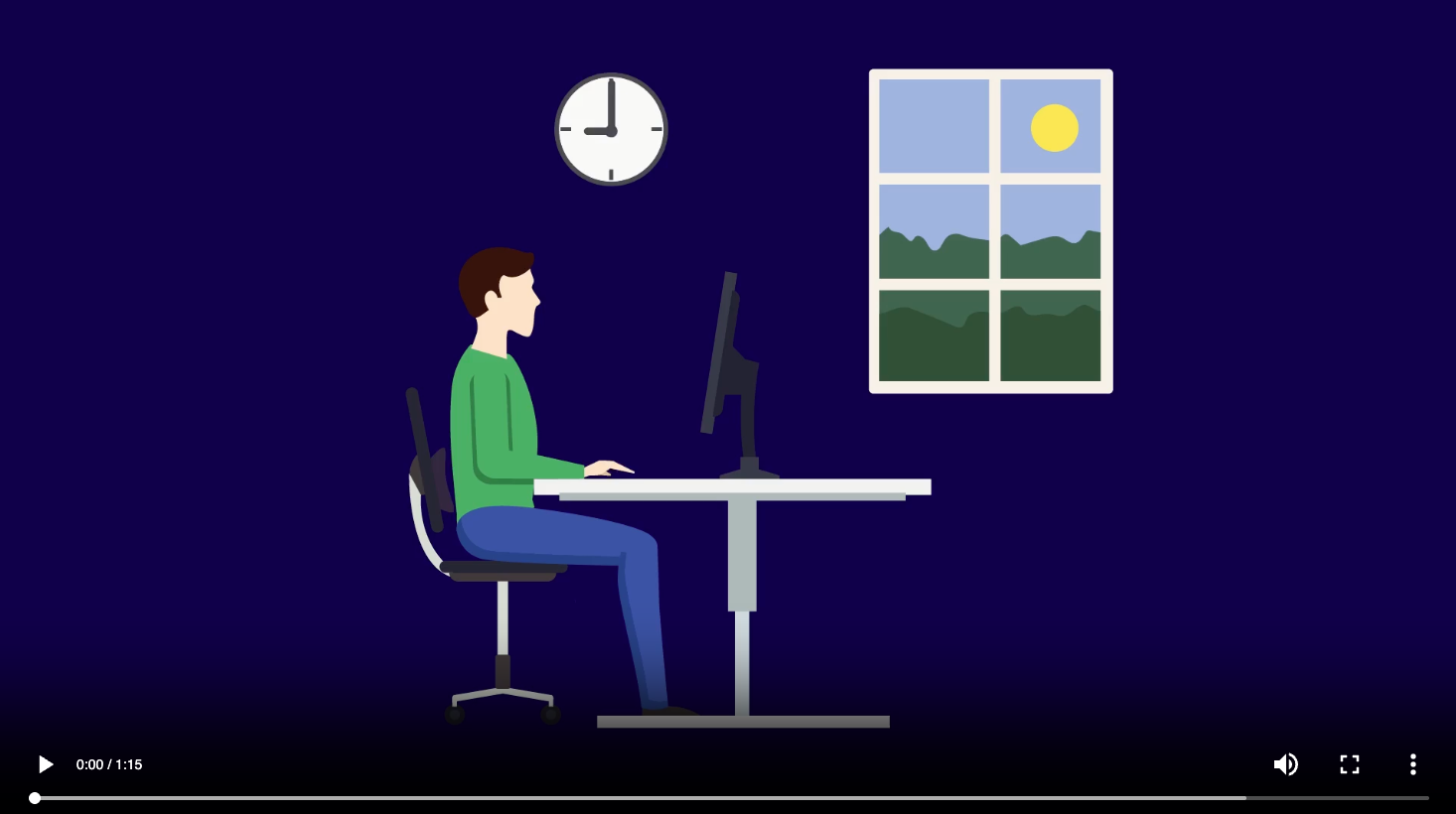 Ergonomics video screenshot
