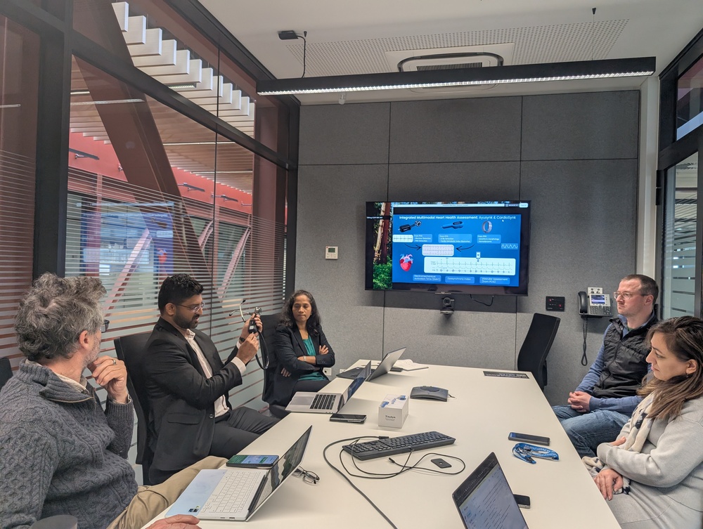 Temporal Analytics team members meeting with IIT Bombay team members