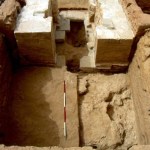 East Gateway of the West Temple Complex after excavation, facing west