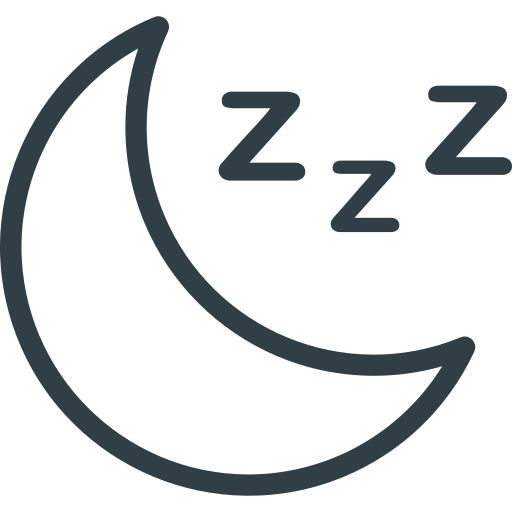 Moon sleeping