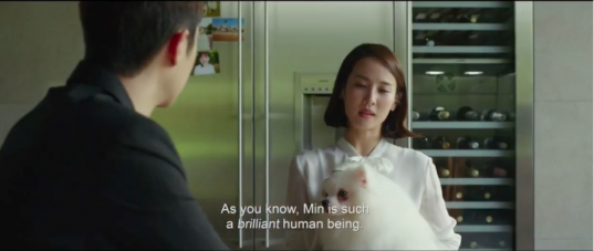 parasite screencap As you know, Min is such a Brilliant human being