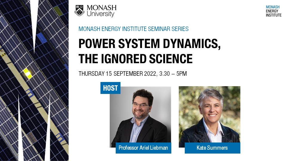 Seminar | Power system dynamics, the ignored science