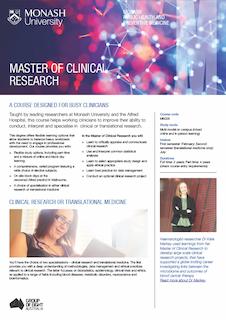M6028 Master of Clinical Research flyer thumbnail