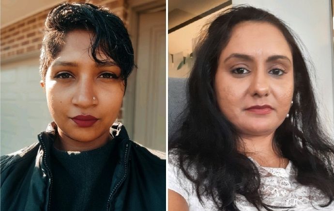 Monash Masters Student Megha Purushotham and Fiji Assistant Professor Dr Shalini Singh