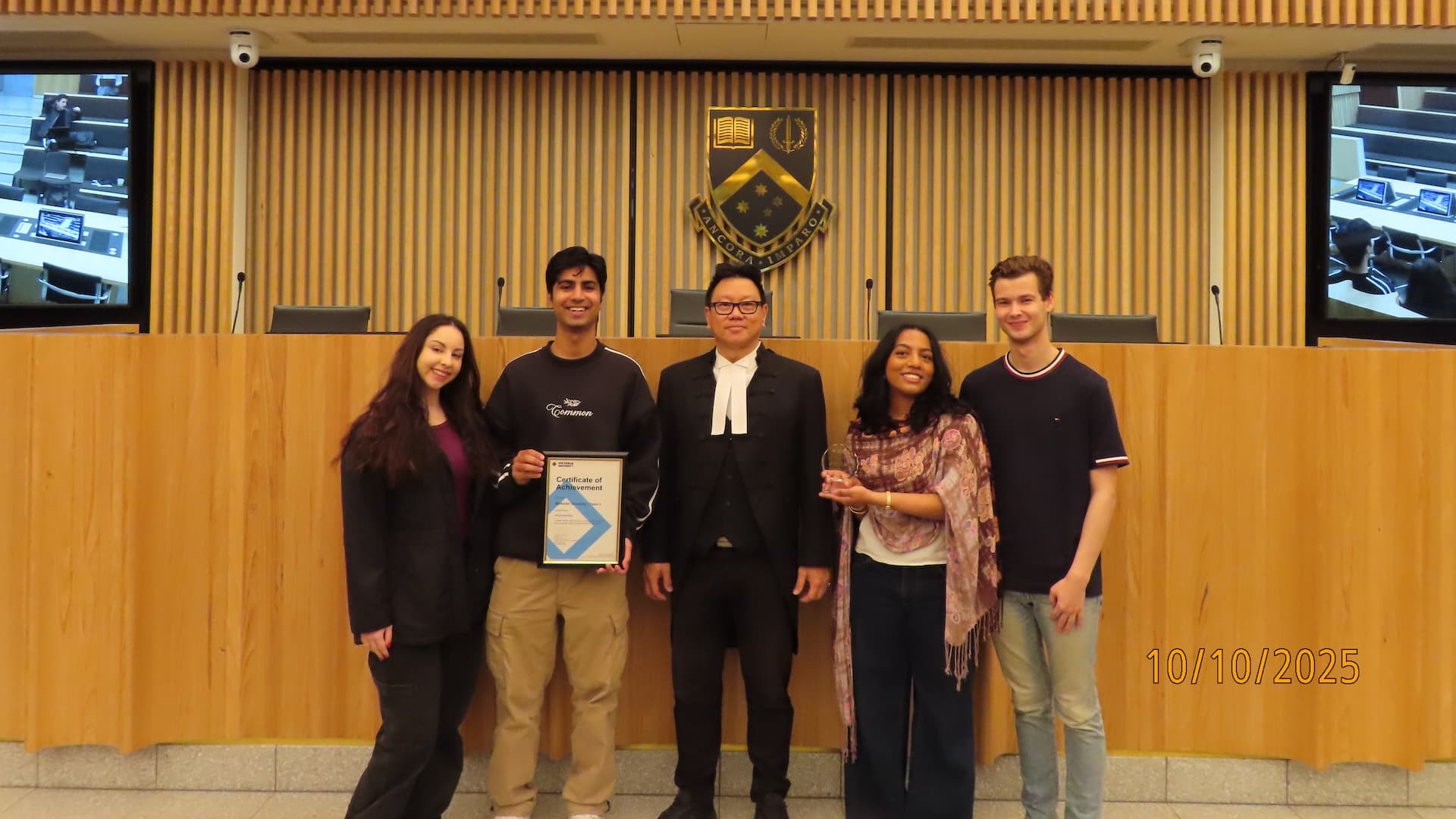 Celebrating the Win_Monash Moot Court 