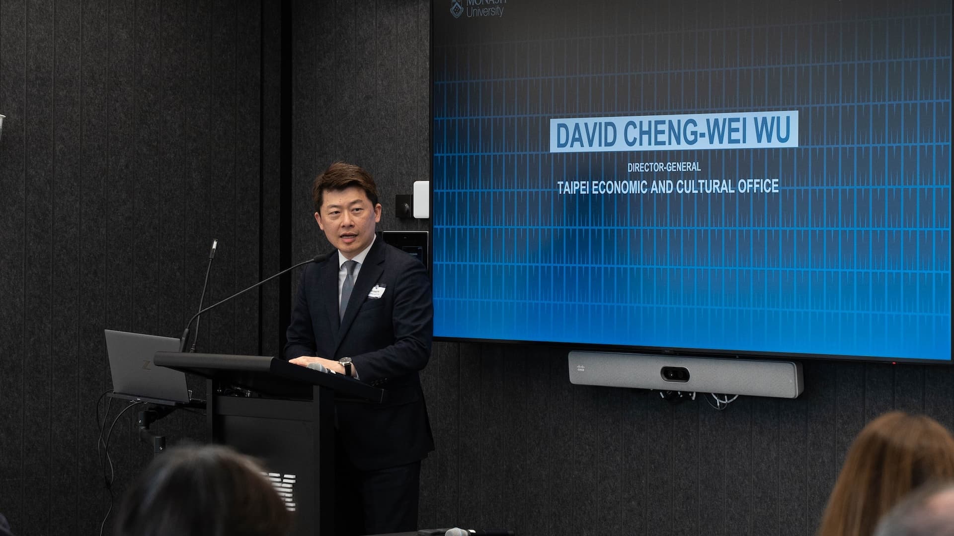 David Cheng-Wei Wu, Director‑General of the Taipei Economic and Cultural Office in Sydney
