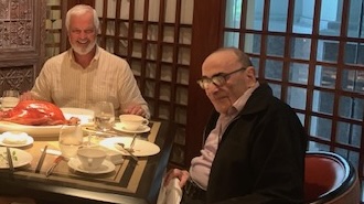 Professor Peter Ellinger and Greg Tucker