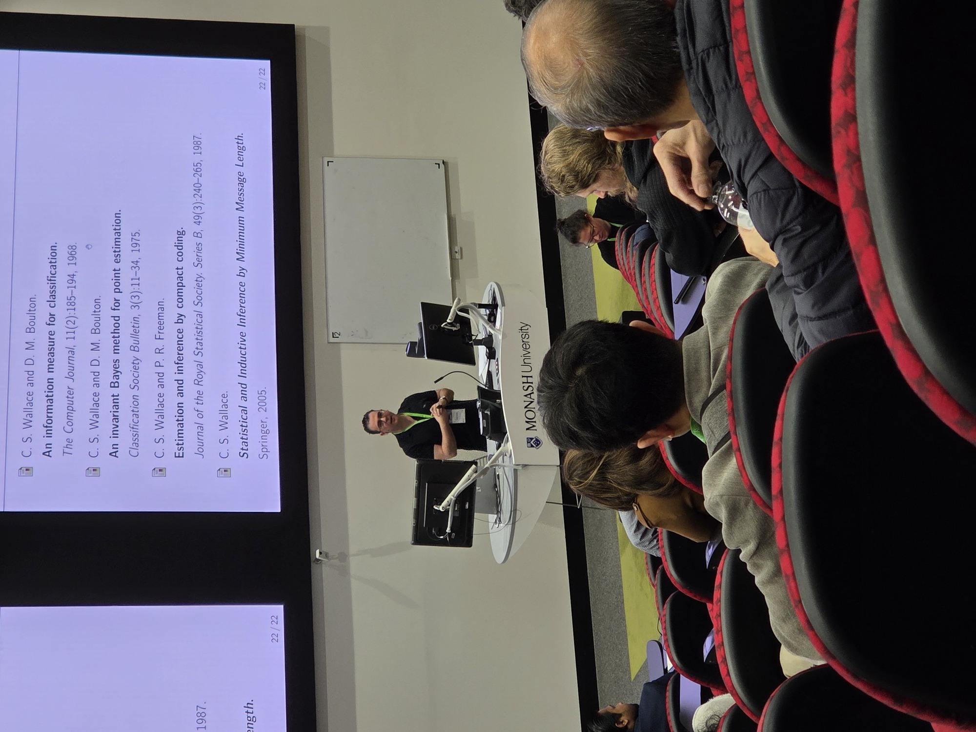Photo of Daniel Schmidt presenting