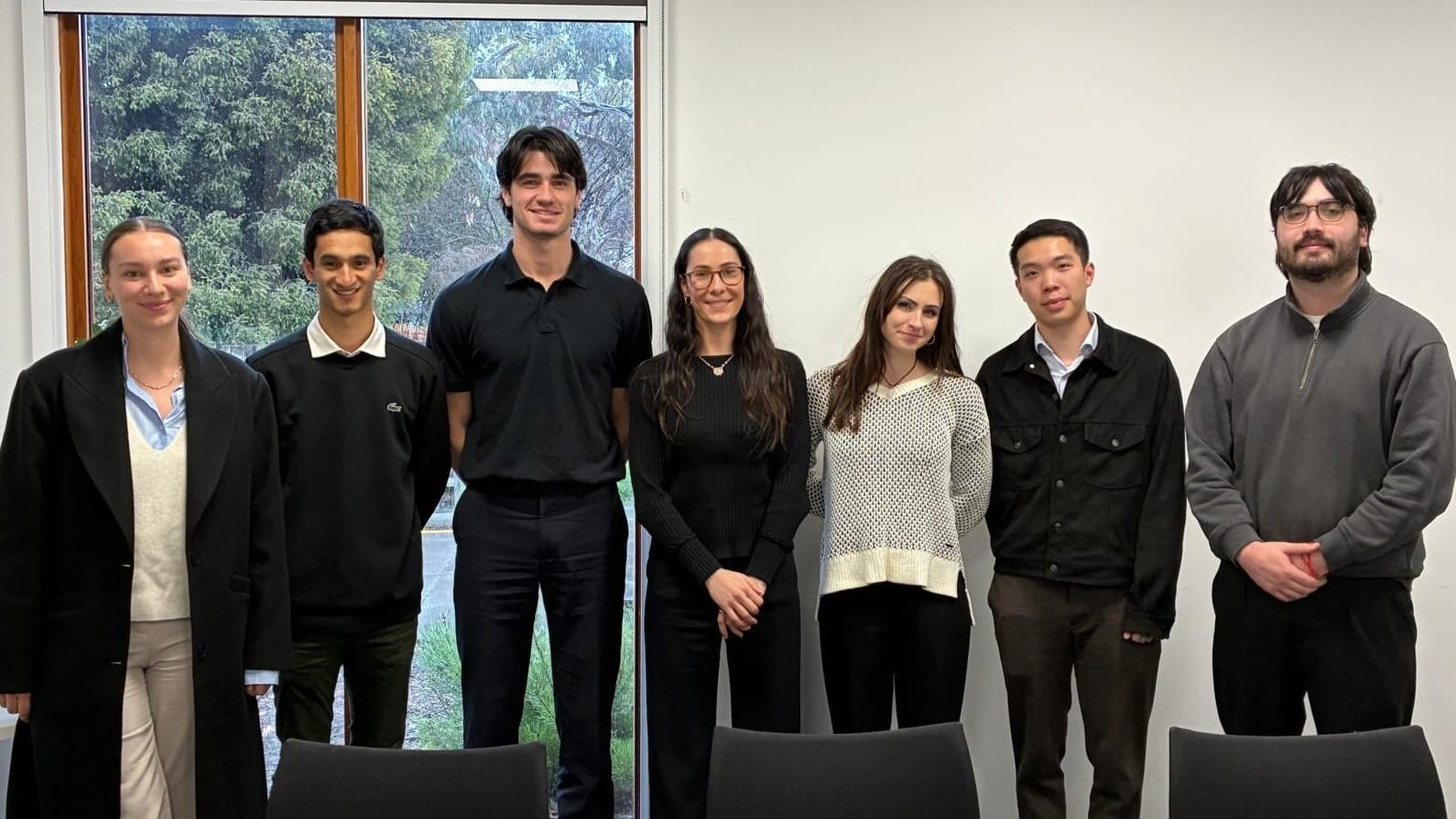 Sports Law Clinic students with guest speaker and Monash Law alum Loren Alderuccio from Hall & Willcox.