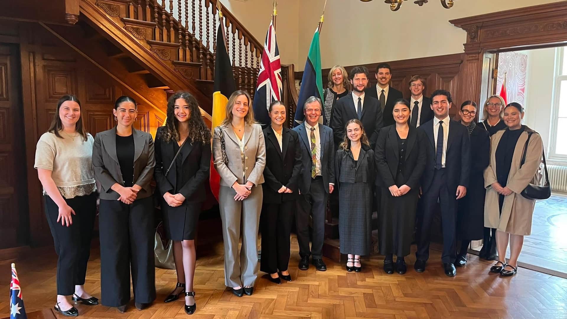 The Ambassador Dr. Greg French’s residence, Monash Law alongside the University of Sydney and Bond University