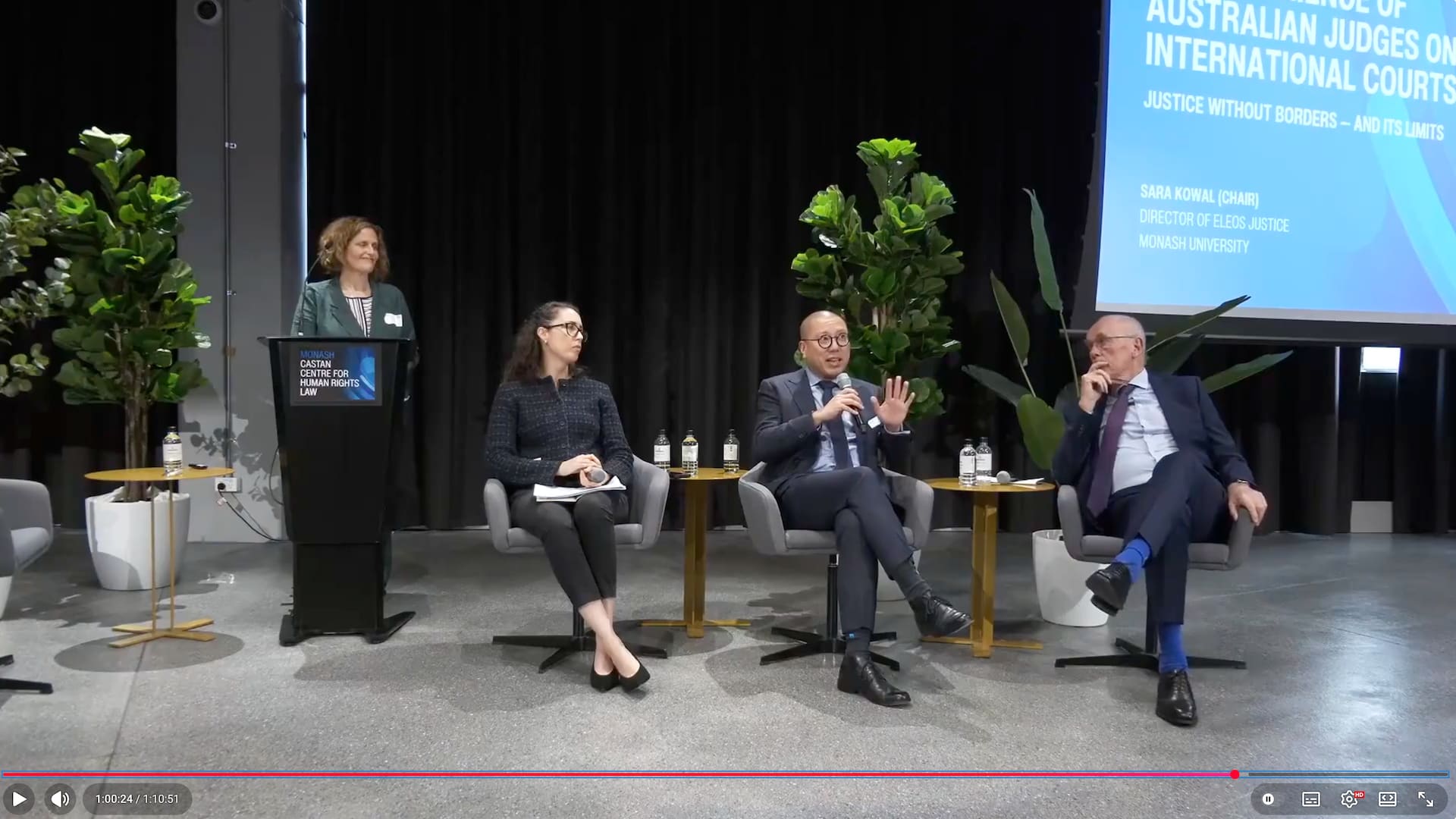 Watch The Experience of Australian Judges on International Courts Panel