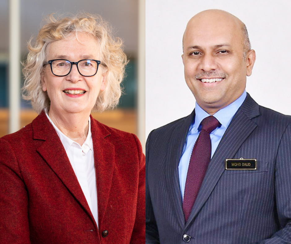 Professor Christina Mitchell, Dean of the Faculty of Medicine, Nursing and Health Sciences at Monash and Chief Executive Officer of MHTC Mohd Daud Mohd Arif