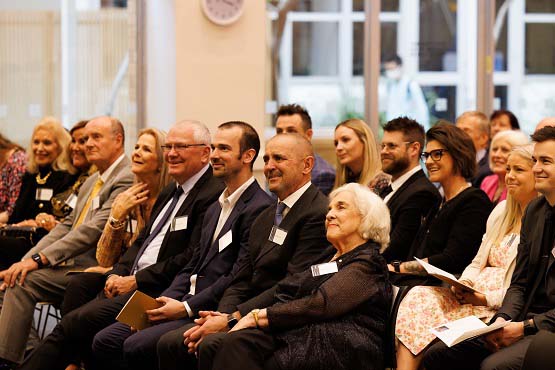 Dr Lloyd's family was in the audience at the ceremony