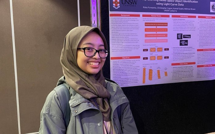 Dr Rizka Purwanto at the Awards Ceremony in Sydney on 16 June 2023