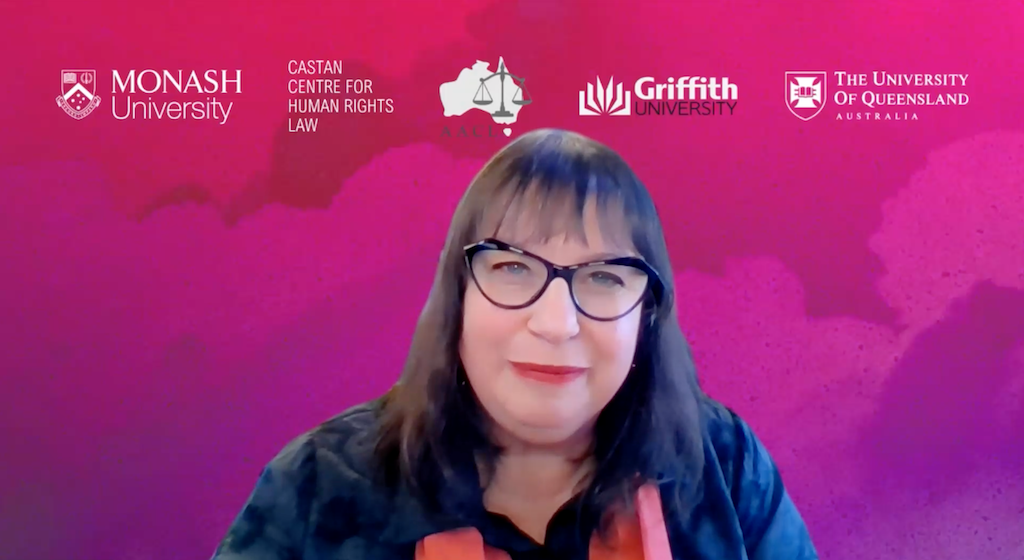 Professor Melissa Castan in the webinar Talking about the Voice: a conversation without the noise