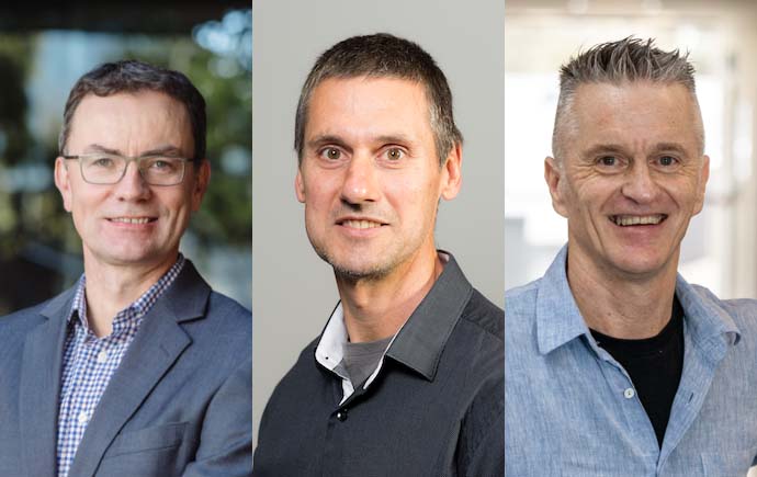 Associate Professor Dan Malone, Dr Ian Larson, Dr Tony Hughes