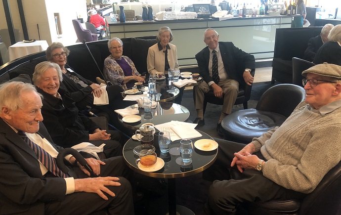 A few Pharmacy alumni from the Class of 1954 at a reunion luncheon held at the Westin Hotel Melbourne