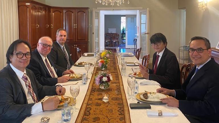 Indonesian Ambassador hosted a lunch for the Monash Law delegation