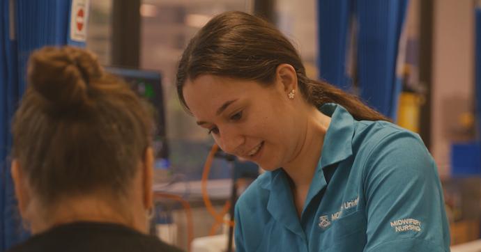 Kara O'Sullivan, third year Nursing and Midwifery student