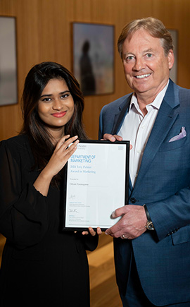 Oshani Paranagama with Tony Palmer.