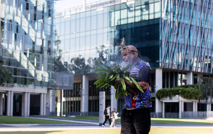 Qld Policy Roundtable smoking ceremony