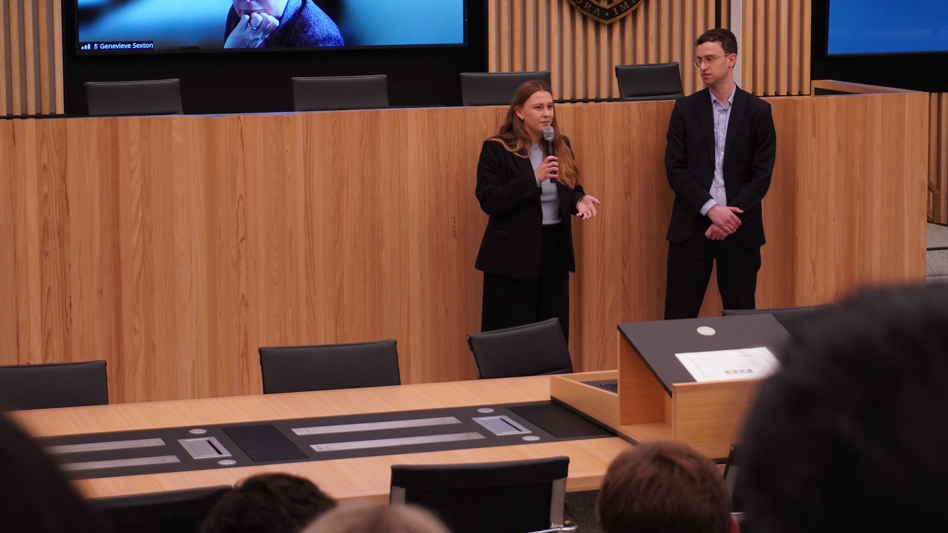 ABL staff and Monash Law Alumni Joel Chester and Keira Unmack