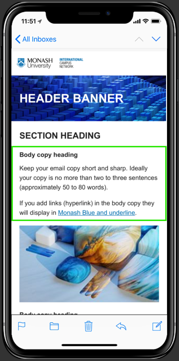 Body copy MOBILE mock