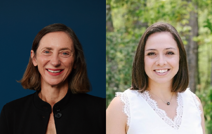 Marian Costelloe and Caroline Sasser