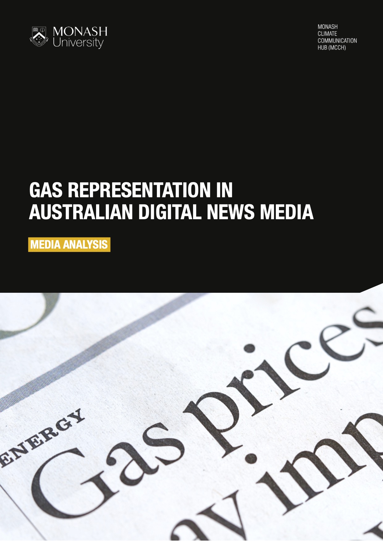 Gas representation in Australian digital news media