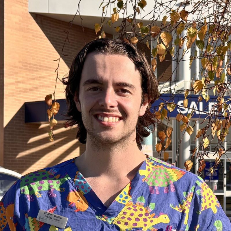 Monash medical student, Brad Waixel