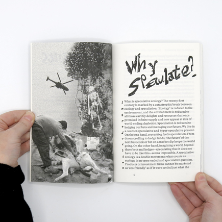 Book Launch + Lecture — Speculative Ecology with Claire Colebrook 
