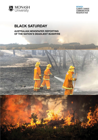 Black Saturday: Australian newspaper reporting of the nation's deadliest bushfire