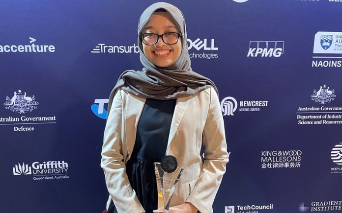 Rizka Purwanto at the Awards Ceremony in Sydney on 16 June 2023