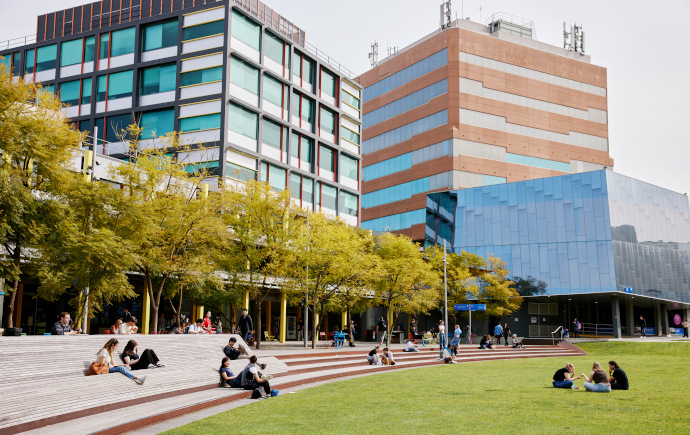 Caulfield campus lawn